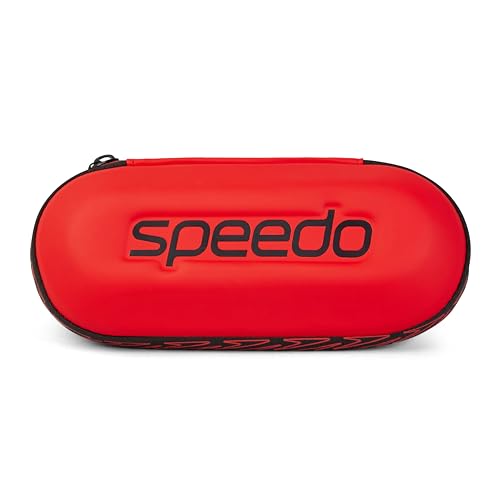 Speedo Schwimmbrillenetui Aufbewahrung Schutz für Unisex, Rot, ONESZ Speedo Schwimmbrillenetui Aufbewahrung Schutz für Unisex, Rot, ONESZ von Speedo