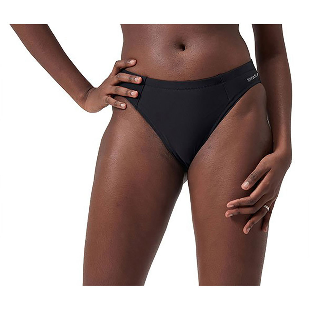 Speedo Solid Classic Bikini Bottom Schwarz L Frau von Speedo