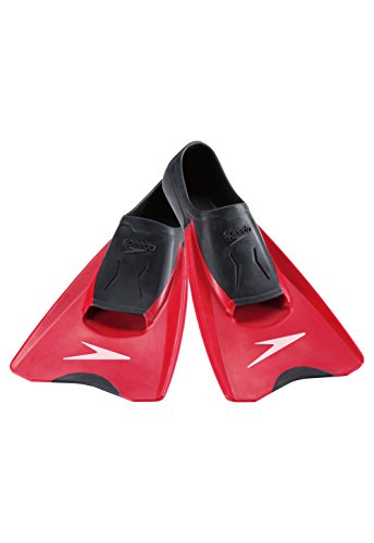 Speedo Switchblade Fin, Black/Red, Medium von Speedo