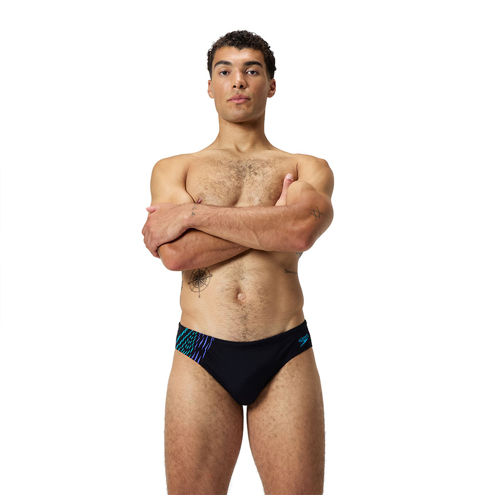 Speedo Tech Panel 7cm Swimming Brief Schwarz UK 32 Mann Speedo Tech Panel 7cm Swimming Brief Schwarz UK 32 Mann von Speedo