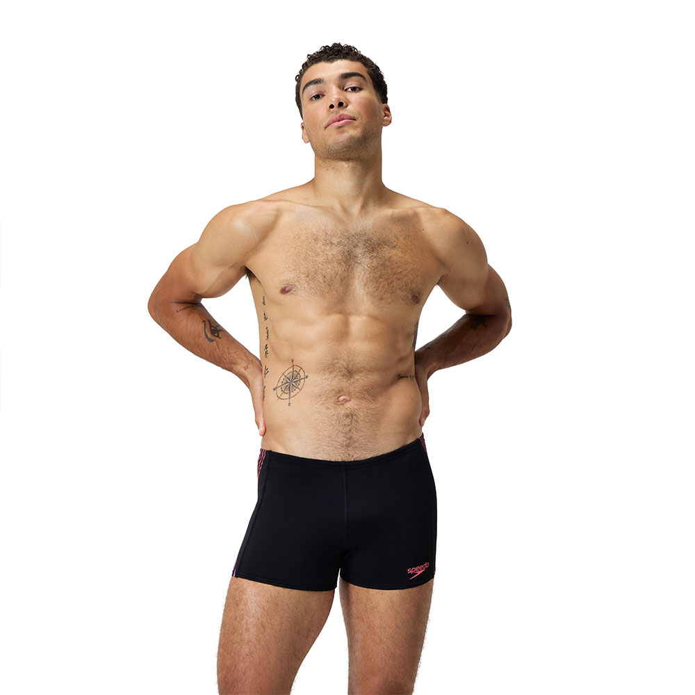 Speedo Tech Panel Swimming Boxer Schwarz UK 32 Mann von Speedo