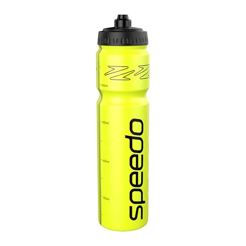 Speedo 1-Liter-Wasserflasche Ergonomisches Design für Unisex Erwachsene, Hypergelb, ONESZ Speedo 1-Liter-Wasserflasche Ergonomisches Design für Unisex Erwachsene, Hypergelb, ONESZ von Speedo