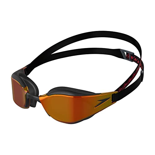 Speedo Unisex Fastskin Hyper Elite Swimming Goggles | Competitive Goggles | Performance Goggles | Training Goggles | Hydrodynamic, Black/Oxid Grey/Fire Gold, One Size Speedo Unisex Fastskin Hyper Elite Swimming Goggles | Competitive Goggles | Performance Goggles | Training Goggles | Hydrodynamic, Black/Oxid Grey/Fire Gold, One Size von Speedo