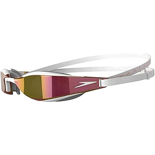 Speedo Unisex Fastskin Hyper Elite Swimming Goggles | Competitive Goggles | Performance Goggles | Training Goggles | Hydrodynamic, White/Oxid Grey/Rose Gold, One Size Speedo Unisex Fastskin Hyper Elite Swimming Goggles | Competitive Goggles | Performance Goggles | Training Goggles | Hydrodynamic, White/Oxid Grey/Rose Gold, One Size von Speedo