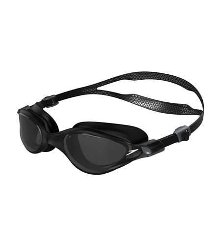 Speedo Unisex V-Class Vue Swimming Goggles | Swim | Eyewear, Black/Smoke, One Size von Speedo