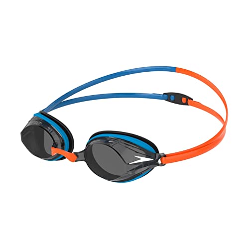 Speedo Unisex Erwachsene Vengeance Schwimmbrille, Orange/Blau, Einheitsgröße von Speedo