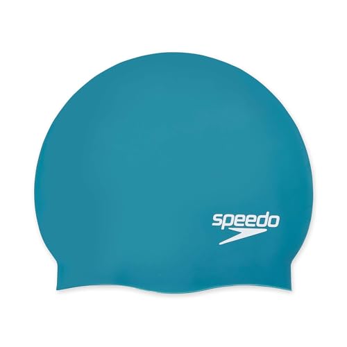 Speedo Unisex-Erwachsene Swim Cap SiliconeElastomeric Badekappe, Ocean Depths, Einheitsgröße von Speedo