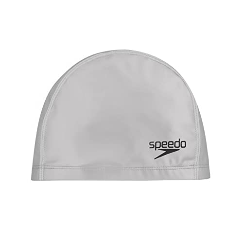 Speedo Unisex Pace Swimming Cap | Comfort Fit, Silver, One Size Speedo Unisex Pace Swimming Cap | Comfort Fit, Silver, One Size von Speedo