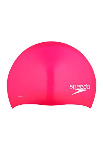 Speedo Unisex-Erwachsene Silikon-Badekappe für Lange Haare, Rose, Einheitsgröße Speedo Unisex-Erwachsene Silikon-Badekappe für Lange Haare, Rose, Einheitsgröße von Speedo