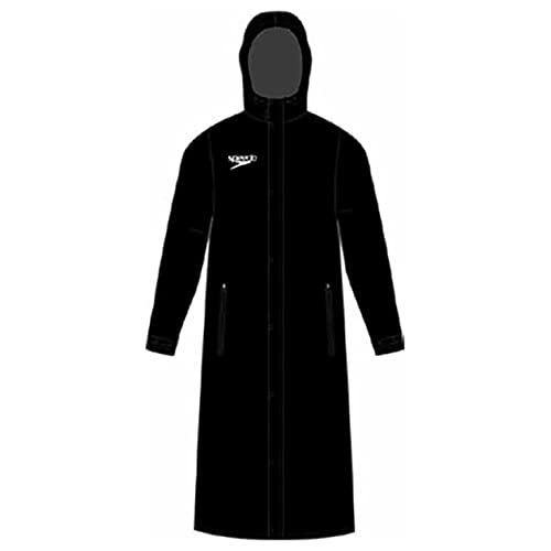 Speedo Unisex Erwachsene Team SP Schwimmparka, Schwarz, S Speedo Unisex Erwachsene Team SP Schwimmparka, Schwarz, S von Speedo