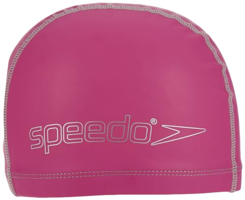 Speedo Unisex Kinder Junior Pace Cap Schwimmkappe, Rosa, Einheitsgröße von Speedo