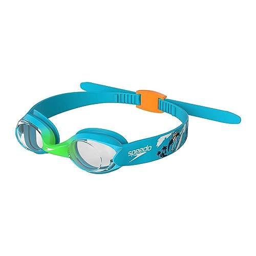 Speedo Unisex Kinder Infant Illusion Schwimmbrille, Azure/Fluo Grün/Fluo Orange, Einheitsgröße Speedo Unisex Kinder Infant Illusion Schwimmbrille, Azure/Fluo Grün/Fluo Orange, Einheitsgröße von Speedo