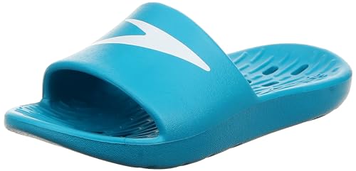 Speedo Unisex Kinder Junior Slide Sandale, Winsor Blau/Weiß, 12 Speedo Unisex Kinder Junior Slide Sandale, Winsor Blau/Weiß, 12 von Speedo