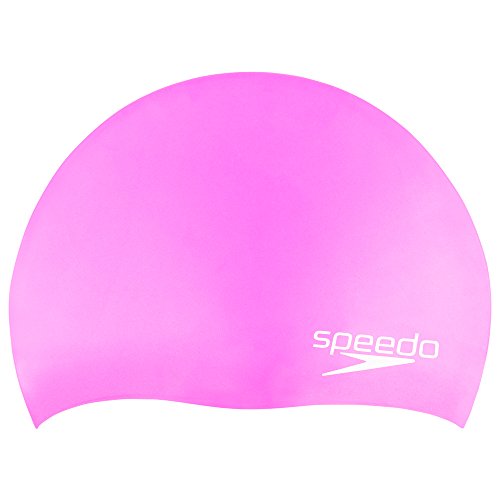 Speedo Unisex-Youth Badekappe Silikon Elastomer Junior, Power Pink Speedo Unisex-Youth Badekappe Silikon Elastomer Junior, Power Pink von Speedo