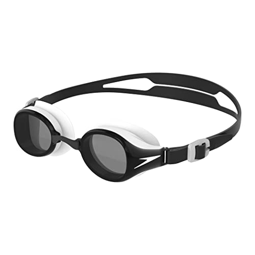 Speedo Unisex Kinder Junior Hydropure Junior Schwimmbrille, Schwarz/Weiss/Smoke, Einheitsgröße Speedo Unisex Kinder Junior Hydropure Junior Schwimmbrille, Schwarz/Weiss/Smoke, Einheitsgröße von Speedo