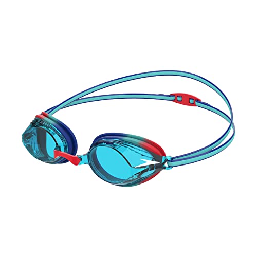 Speedo Junior Vengeance Swimming Goggles | Competitive | Racing | Training | Anti-Fog | Anti-Leak, Blue/Red, One Size Speedo Junior Vengeance Swimming Goggles | Competitive | Racing | Training | Anti-Fog | Anti-Leak, Blue/Red, One Size von Speedo