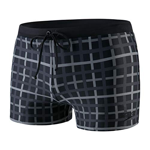 Speedo Valmilton Aqua Short für Herren, Herren, 805658, Black/Oxid Grey/Usa Charc, 36 von Speedo