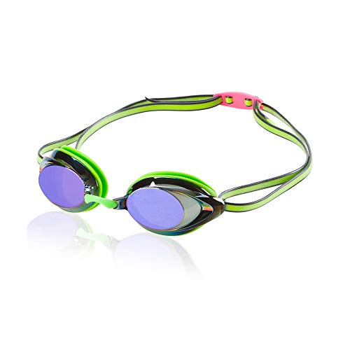 Speedo Vanquisher 2.0 Mirrored Goggles, Key Lime, One Size Speedo Vanquisher 2.0 Mirrored Goggles, Key Lime, One Size von Speedo
