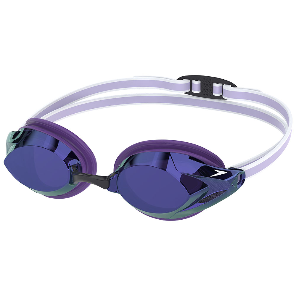 Speedo Vanquisher 3.0 Mirrored Woman Swimming Goggles Blau,Lila von Speedo