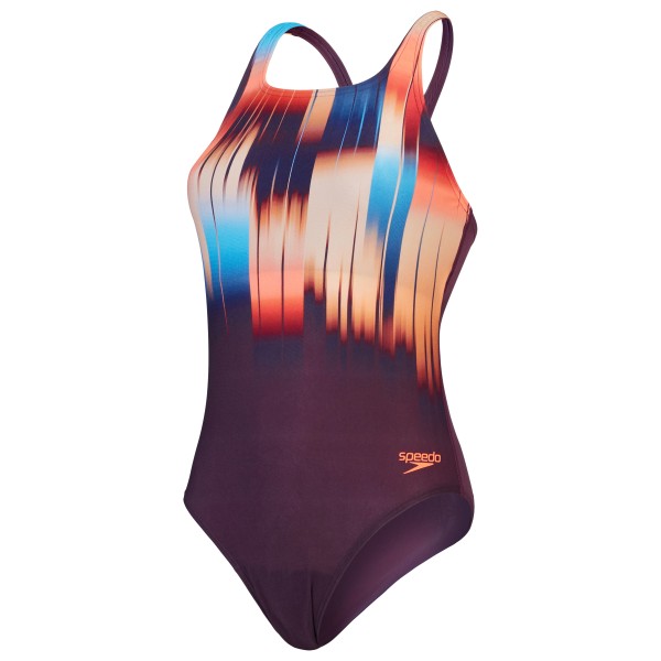 Speedo - Women's Digital Printed Medalist - Badeanzug Gr 44 lila von Speedo