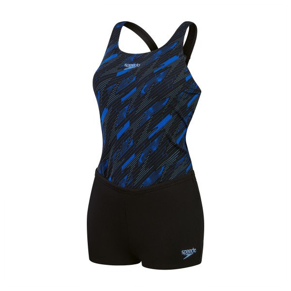 Speedo - Women's Hyperboom Tankini - Tankini Gr 38 schwarz/blau von Speedo