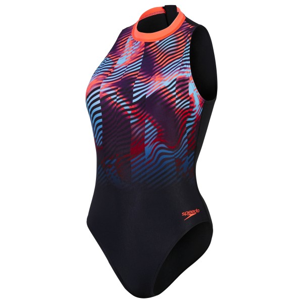 Speedo - Women's Printed Hydrasuit - Badeanzug Gr 46 bunt von Speedo