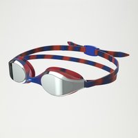 Verspiegelte Hyper Flyer Schwimmbrille Marineblau/Rot/Grau von Speedo