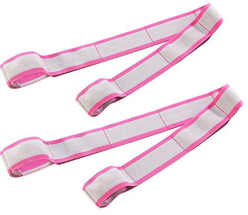 Speeron Fitnessbänder Latex: 2er-Set Fitnessbänder - Gummibänder mit Handschlaufen, 85 cm (Widerstandsbänder, Fitness Elastikband mit Schlaufen) von Speeron