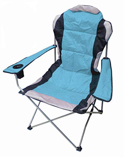 Spetebo Regiestuhl Deluxe bis 150 Kg belastbar - Farbe: blau - Campingstuhl extra breit, extra bequem, extra stabil - Angelstuhl Campingstuhl Spetebo Regiestuhl Deluxe bis 150 Kg belastbar - Farbe: blau - Campingstuhl extra breit, extra bequem, extra stabil - Angelstuhl Campingstuhl von Spetebo