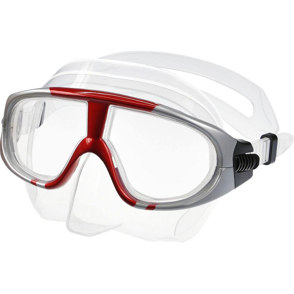 Spetton Freediver Apnea Swimming Mask Rot,Grau von Spetton