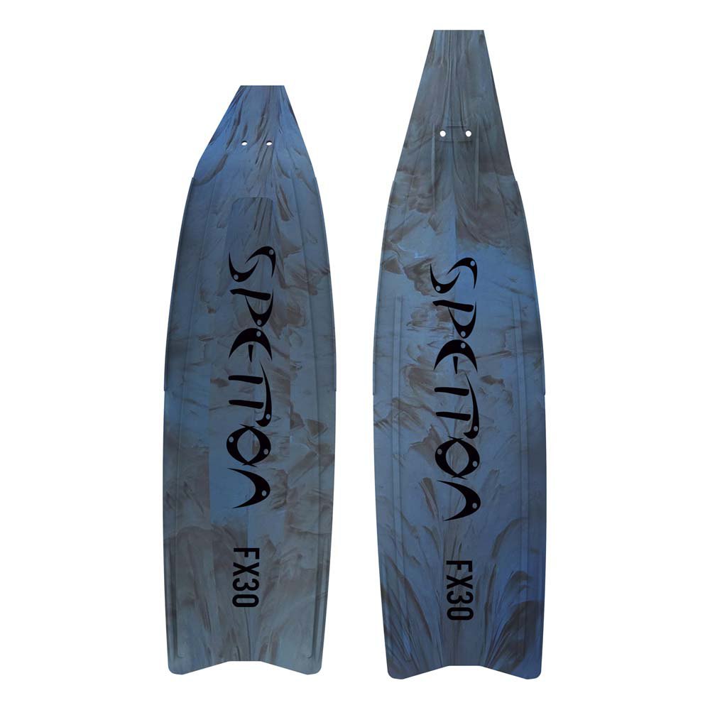 Spetton Marble Metal Fin Blade Blau von Spetton