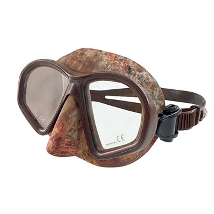 Spetton Matt Camo Spearfishing Mask Braun von Spetton