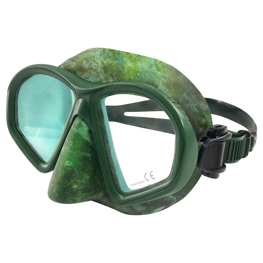 Spetton Matt Camo Spearfishing Mask Grün von Spetton