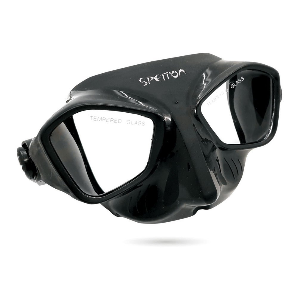 Spetton Storm Silicone Freediving Mask Schwarz von Spetton