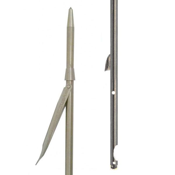 Spetton Tq Spear With Shark Fins 6.5 Mm Silber 160 cm von Spetton