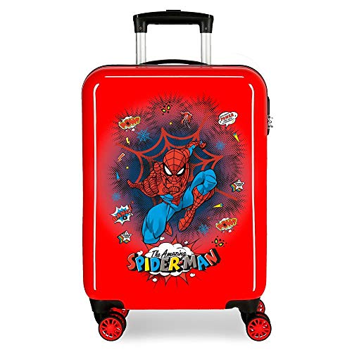 Marvel Spiderman Pop Kabinenkoffer Rot 38x55x20 cms Hartschalen ABS Kombinationsschloss 34L 2,6Kgs 4 Doppelräder Handgepäck Marvel Spiderman Pop Kabinenkoffer Rot 38x55x20 cms Hartschalen ABS Kombinationsschloss 34L 2,6Kgs 4 Doppelräder Handgepäck von Disney