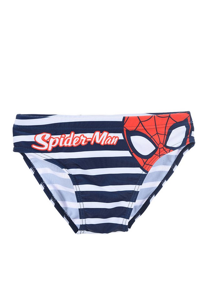 Spiderman Badehose Marvel Badehose Badeslip Blau von Spiderman