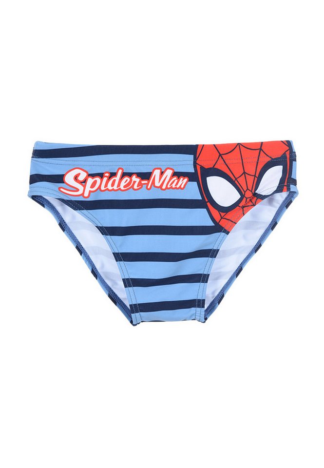 Spiderman Badehose Marvel Badehose Badeslip Blau von Spiderman