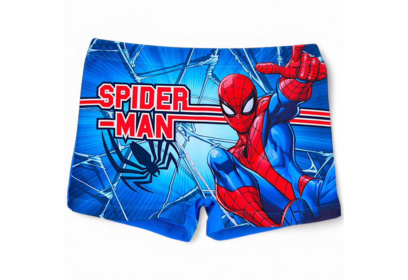 Spiderman Badehose Marvel Schwimmhose - Jungen Bademode Gr. 98 - 128 cm von Spiderman