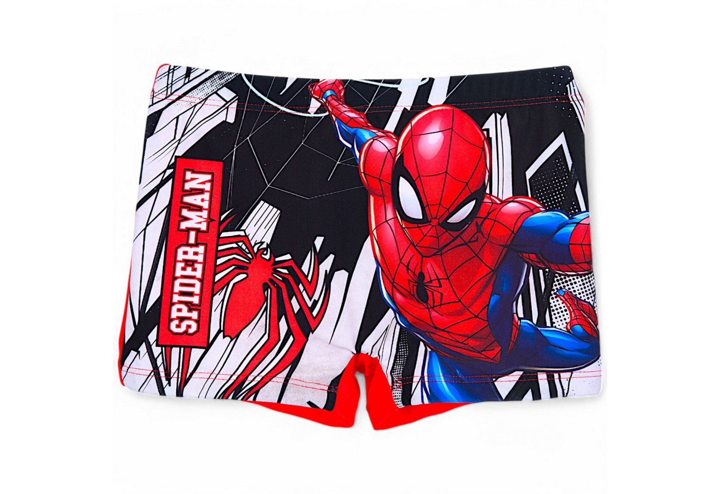 Spiderman Badehose Marvel Schwimmhose - Jungen Bademode Gr. 98 - 128 cm Spiderman Badehose Marvel Schwimmhose - Jungen Bademode Gr. 98 - 128 cm von Spiderman