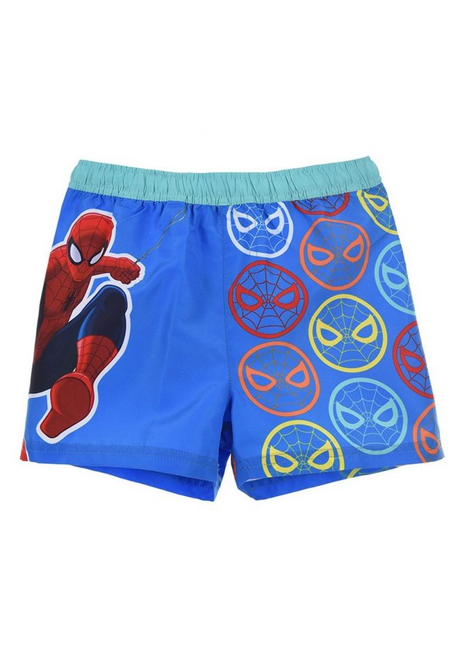 Spiderman Badeshorts Marvel Jungen Kinder Badehose Bermuda-Shorts Badepants von Spiderman