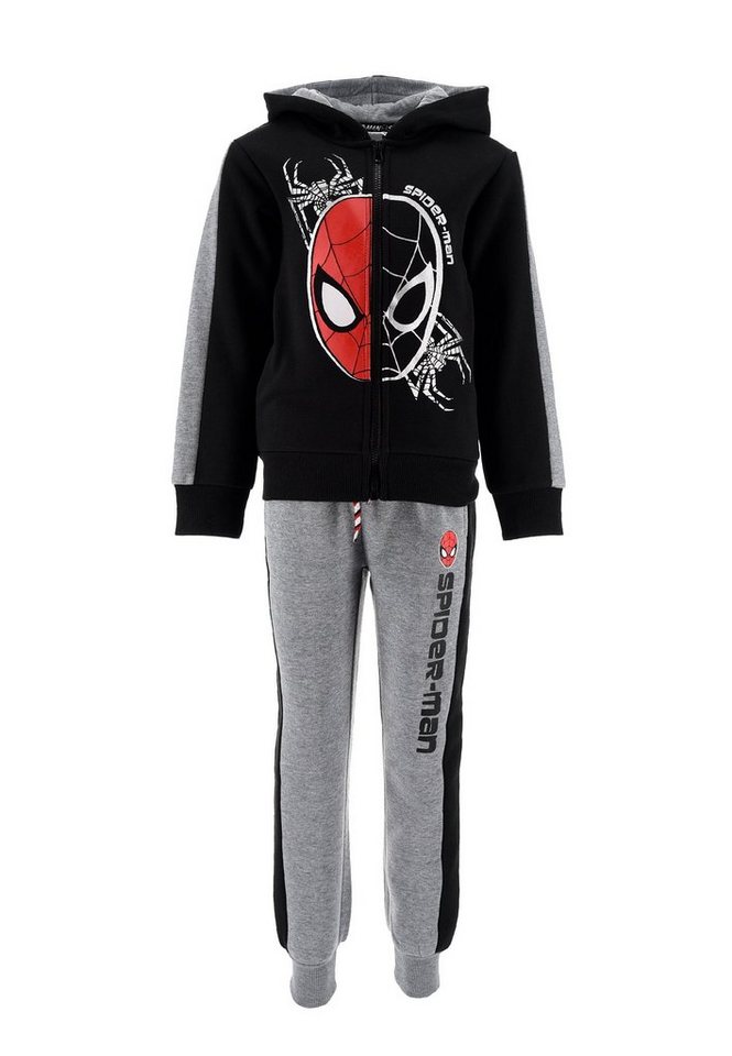 Spiderman Jogginganzug Kinder Jungen Trainings-Anzug mit Kapuzen Sweatjacke und Jogging-Hose (SET, 2-tlg) von Spiderman