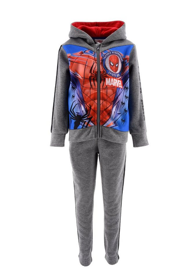 Spiderman Jogginganzug Sweat-Jacke mit Jogging-Hose Trainings-Anzug (SET, 2-tlg) von Spiderman