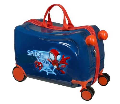 Undercover - Spidey Ride-on Trolley - Kindergepäck zum Draufsitzen - Belastbar bis 50 kg - mit praktischen Tragegriffen - Stabiler Reisekoffer Undercover - Spidey Ride-on Trolley - Kindergepäck zum Draufsitzen - Belastbar bis 50 kg - mit praktischen Tragegriffen - Stabiler Reisekoffer von Undercover