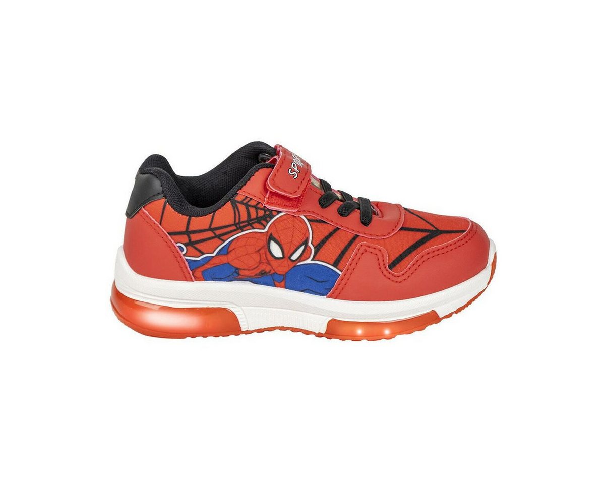 Spiderman Trainingsschuh Turnschuhe mit LED Spider-Man Rot von Spiderman