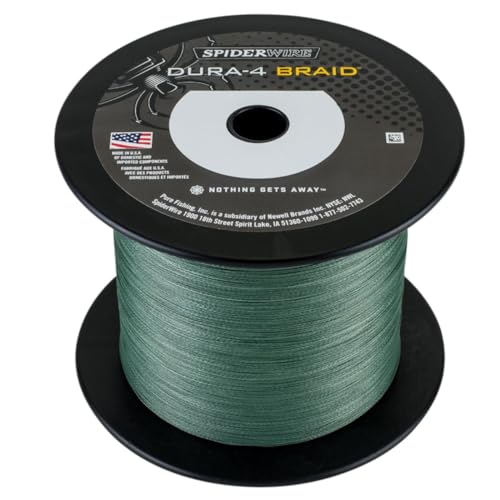 SpiderWire Dura 4, Moosgrün, 0.1 mm, 9.1 kg, 20 Lb, 1800 yd SpiderWire Dura 4, Moosgrün, 0.1 mm, 9.1 kg, 20 Lb, 1800 yd von Spiderwire