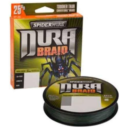 SpiderWire Dura Braid, Moosgrün, 0.28 mm, 22.5 kg, 49.5 Lb, 300 yd SpiderWire Dura Braid, Moosgrün, 0.28 mm, 22.5 kg, 49.5 Lb, 300 yd von Spiderwire