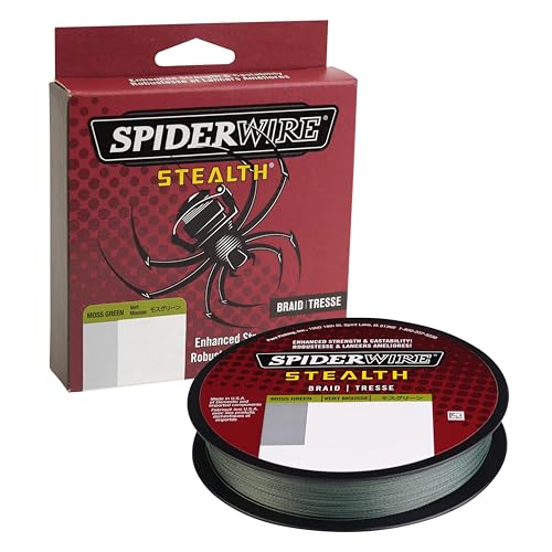 Spiderwire Geflochtene Angelrute Fisch Angelschnur 15lb Moosgrün von Spiderwire