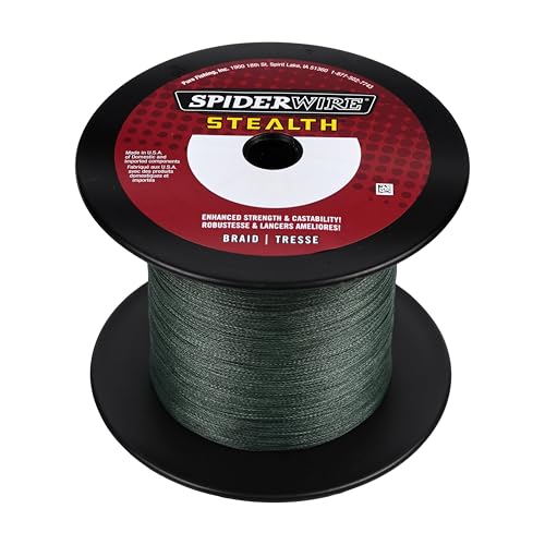SPIDERWIRE Ss80g-1500 Stealth Moosgrün 0,40 mm, grün, 80lb-1500yd SPIDERWIRE Ss80g-1500 Stealth Moosgrün 0,40 mm, grün, 80lb-1500yd von Spiderwire
