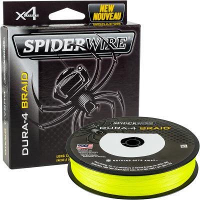 Spiderwire DURA 4 BRAID 300M 0.14MM/11.8KG-26LB YELLOW von Spiderwire